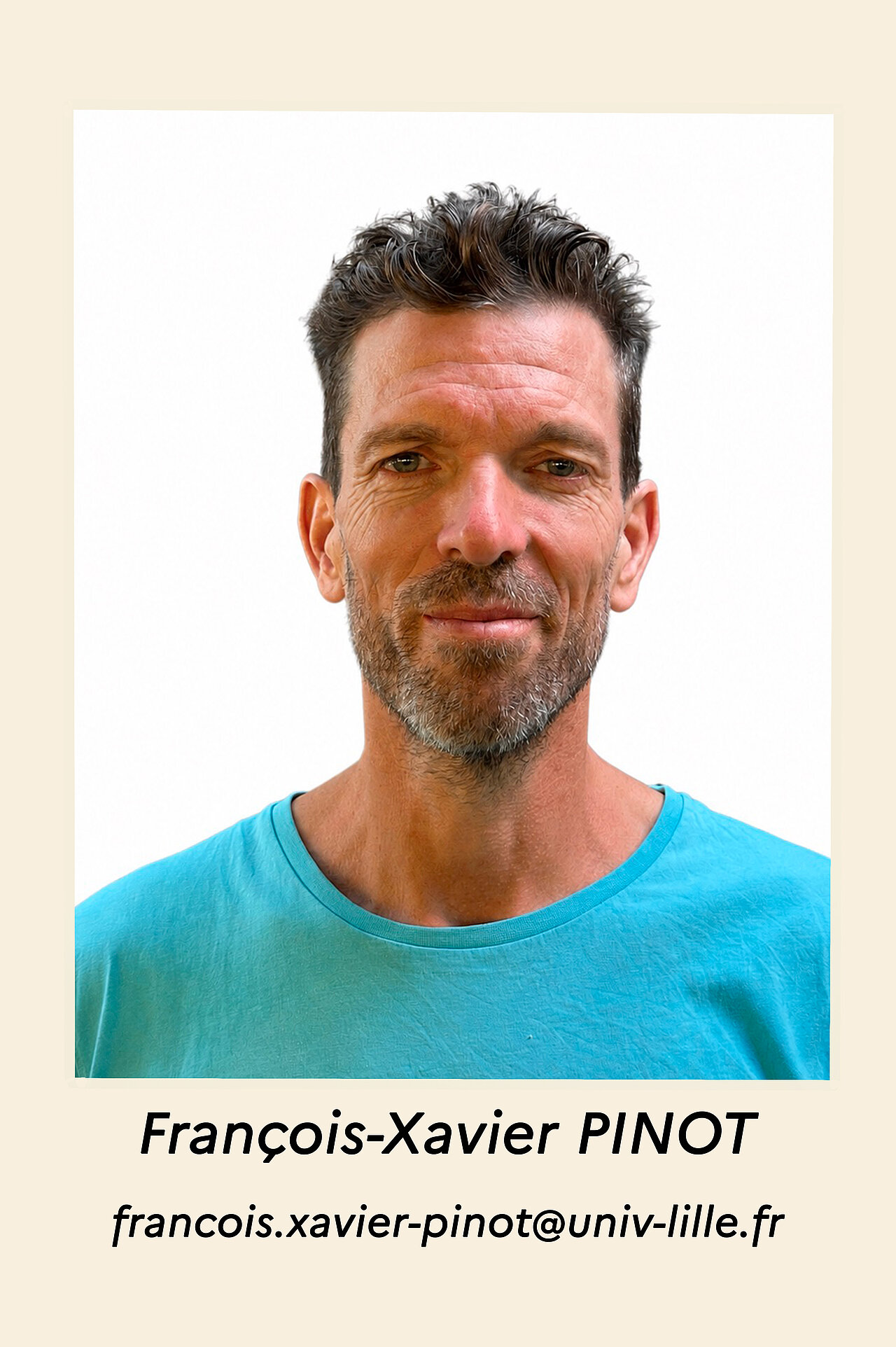 zoom sur la photo de François-Xavier PINOT, francois-xavier.pinot@univ-lille.fr