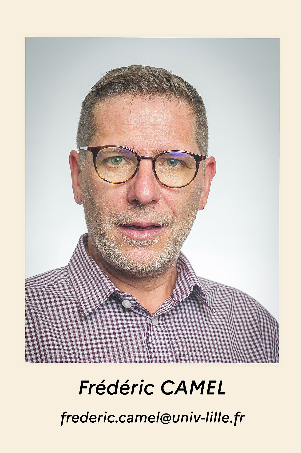 zoom sur la photo de Frédéric CAMEL, frederic.camel@univ-lille.fr