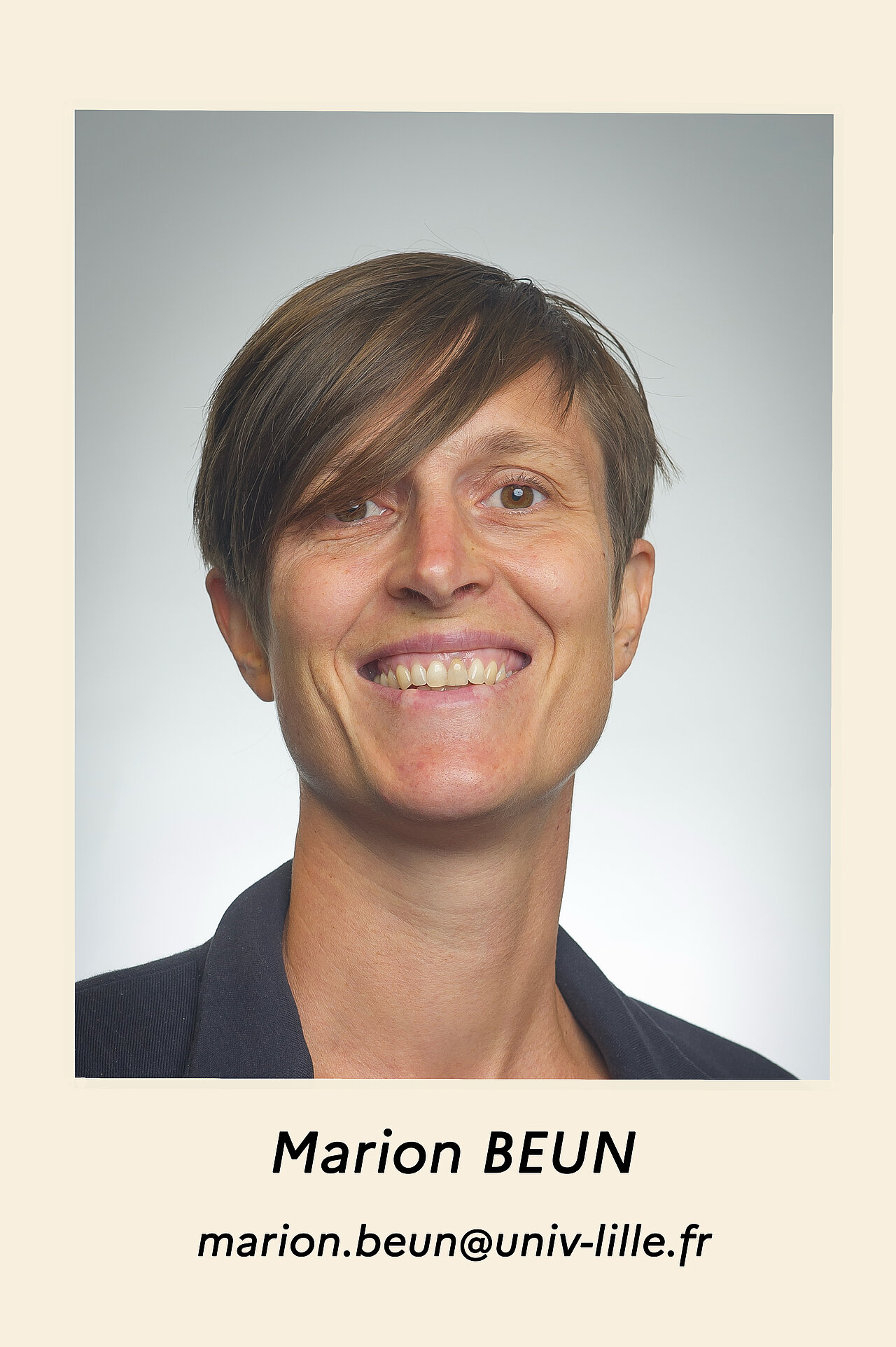 zoom sur la photo Marion BEUN , marion.beun@univ-lille.fr