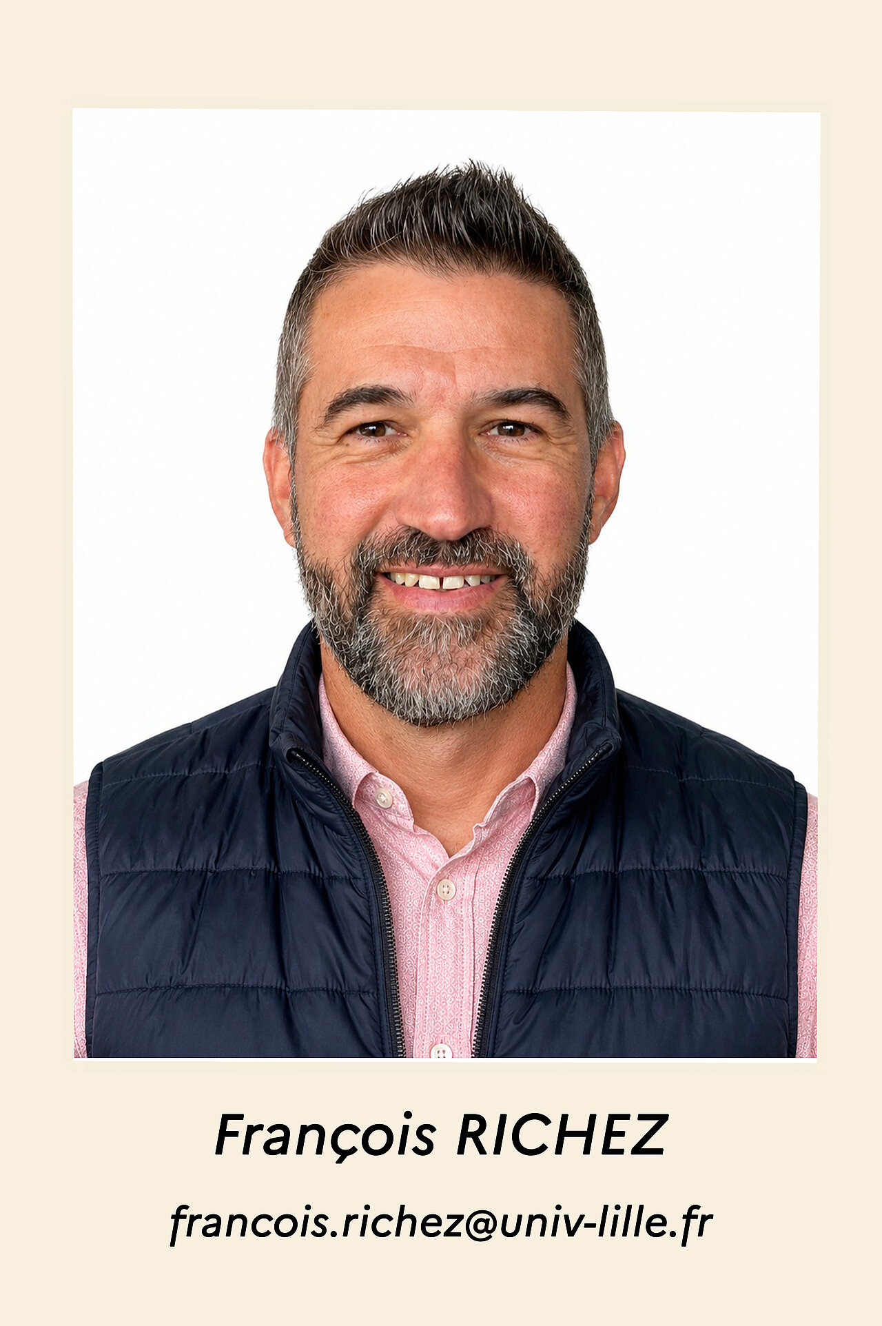 zoom sur la photo de François RICHEZ, francois.richez@univ-lille.fr