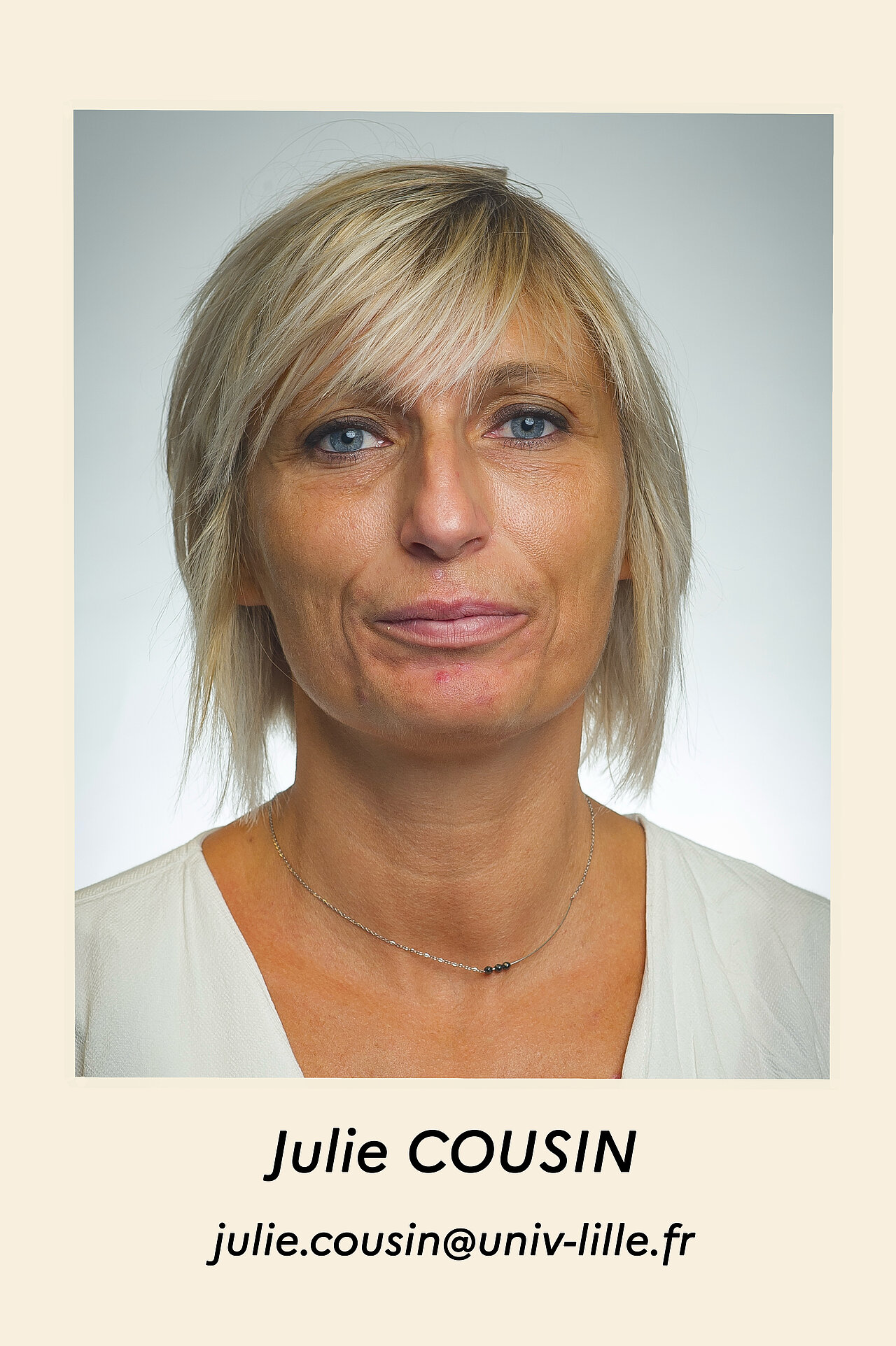 zoom sur la photo Julie Cousin , julie.cousin@univ-lille.fr