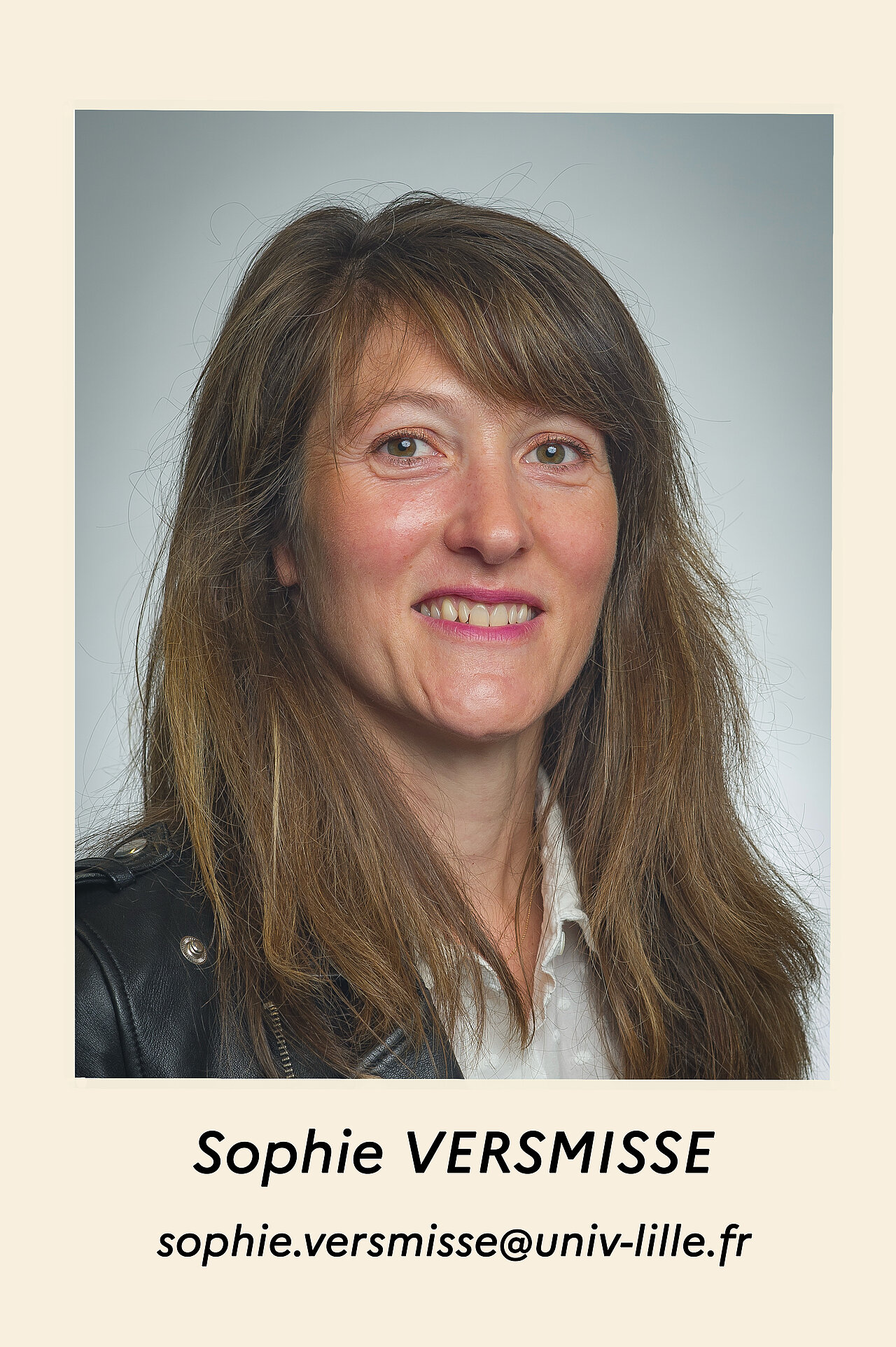 zoom sur la photo Sophie VERSMISSE , sophie.versmisse@univ-lille.fr